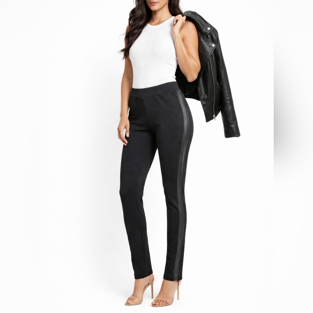 Kardashian Kollection Black Stretch Leggings